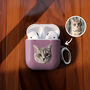 Custom Pet Portrait Air Pods Case, thumbnail 6 of 8