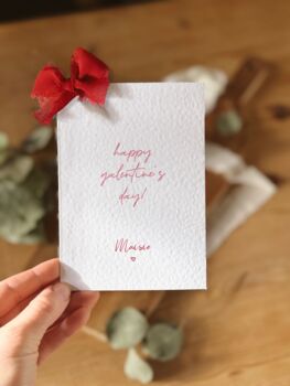 Galentines Day Bow Card For Best Friends, Bestie Card, 2 of 4