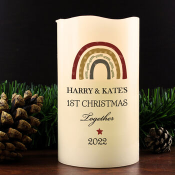 Personalised Christmas LED Candle, 2 of 4