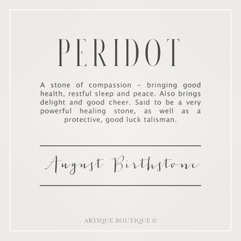 14k Solid Gold Peridot Stud Earrings, 4 of 10