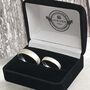 Couples Sterling Silver Wedding Ring Set, thumbnail 1 of 11