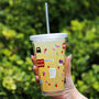 God Save The King Coronation Plastic Straw Cup, thumbnail 1 of 6