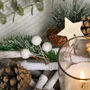 Frosted Berries Christmas Tealight Candle Holder, thumbnail 4 of 5