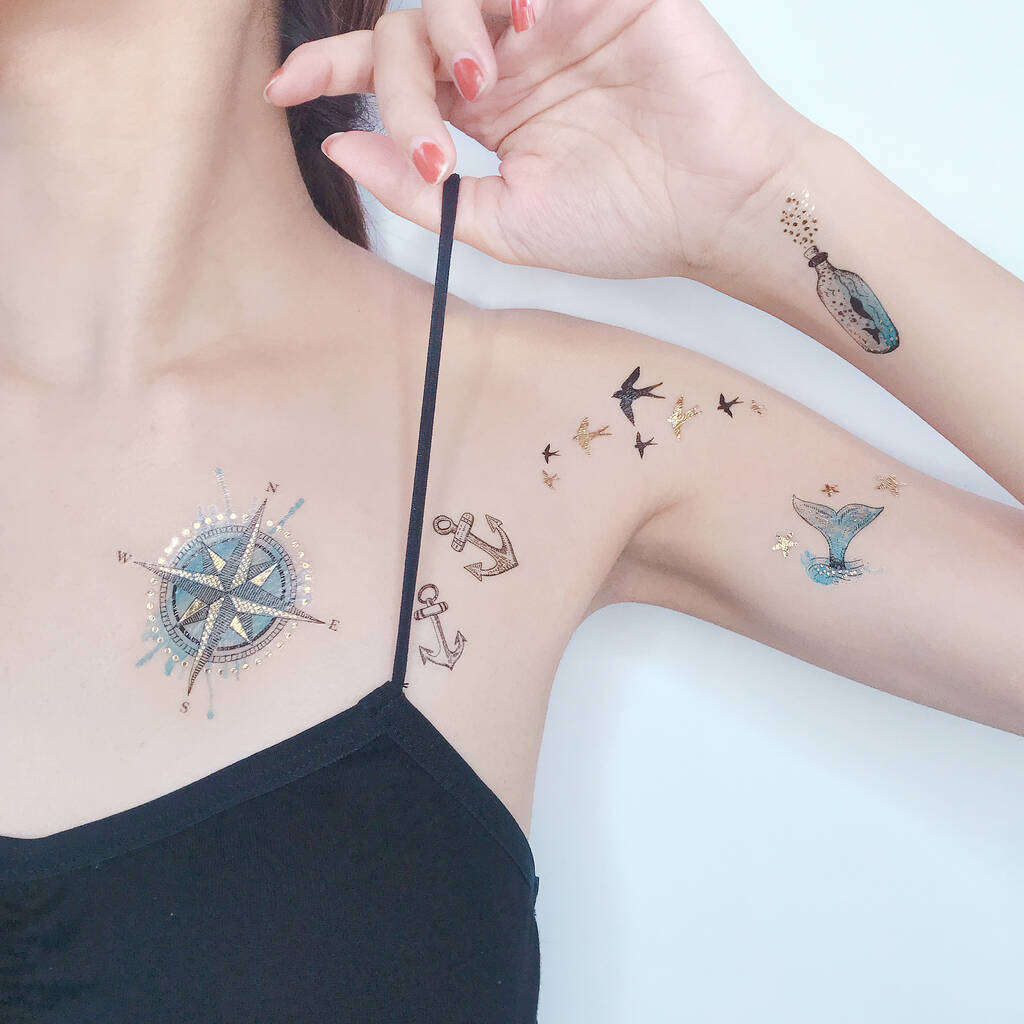 Nautical Tattoo | PAPERSELF Paper Lashes & Temporary Tattoos | PAPERSELF