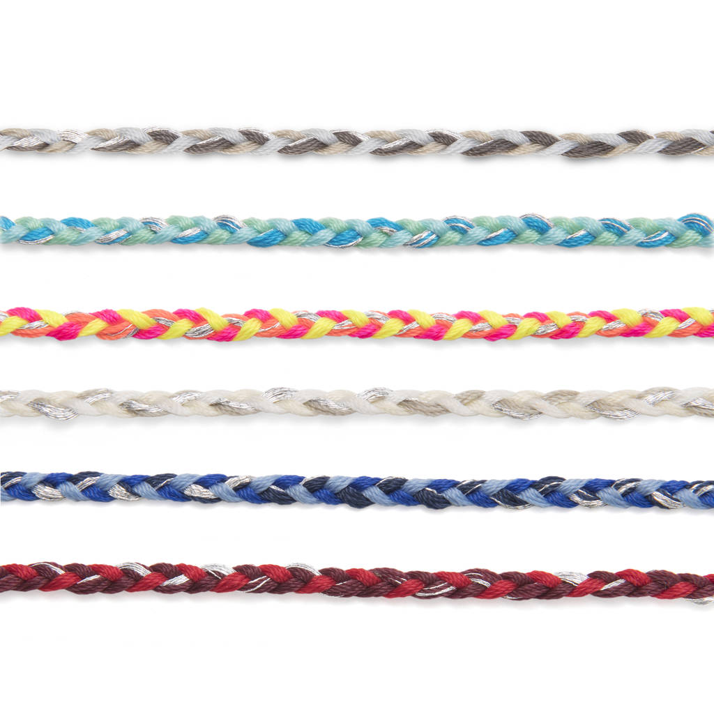 Personalised Braided Initial Bracelet By Merci Maman