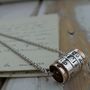 Silver And Copper Spinning Ring Pendant, thumbnail 2 of 7