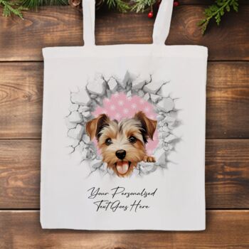 Personalised Christmas Biewer Terrier Break Through, 7 of 10