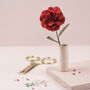 Will You Marry Me Paper Rose Keepsake Card, thumbnail 1 of 5