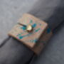 Hand Painted Leather Napkin Rings, thumbnail 6 of 7