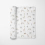 Luxury Boho Safari And Stork Animals Organic Bamboo Muslin Swaddle, thumbnail 1 of 3