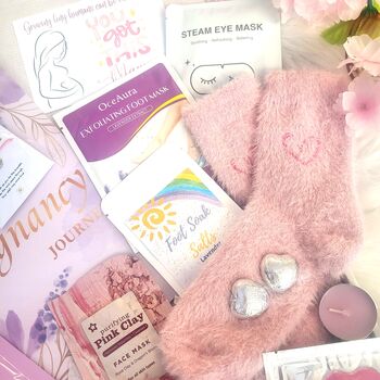 Luxury Pregnancy Care Pamper Hamper, Mum To Be Gift Box, 2 of 9