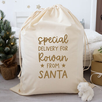 Personalised Santa Sack For Christmas Presents, 3 of 6