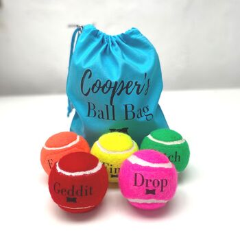 The Personalised Ball Bag® Dog Toy, 5 of 5