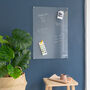 Clear Acrylic Dry Erase Notice Board, thumbnail 1 of 12