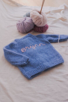 Personalised Alpaca Name Cardigan, 4 of 12