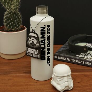 Personalised Star Wars Stormtrooper Water Bottle, 2 of 3