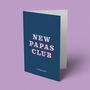 'New Papas Club' New Baby Card, thumbnail 7 of 7