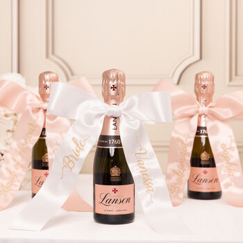 Personalised Ribbon Favours, Embroidered Bow Gift Tags, 2 of 7