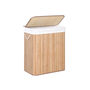 100 L Natural Bamboo Clothes Laundry Basket Hamper, thumbnail 5 of 7