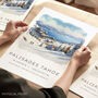 California Ski Travel Print Of Palisades Tahoe, thumbnail 1 of 7
