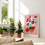 Poppies Farmer Market Print, thumbnail 1 of 3