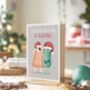 Blissmas Cute Christmas Card For Husband Wife Partner, thumbnail 1 of 4