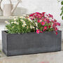 Charcoal Dusk Rib Planter, thumbnail 4 of 6