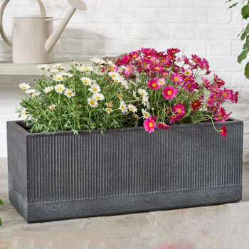 Charcoal Dusk Rib Planter, 4 of 6