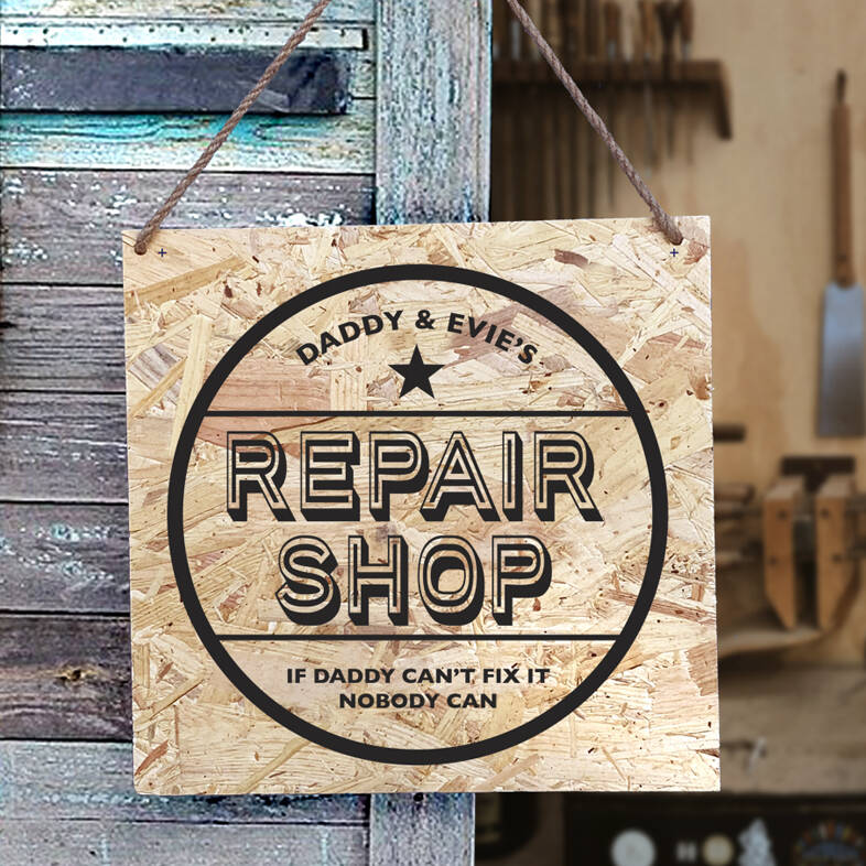 Personalised Repair Shop Sign, 1 of 6