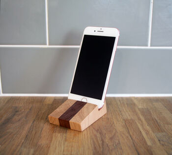 Mixed Wood Phone Stand, 3 of 4