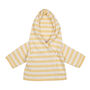 New Baby Cream And Yellow Striped Hooded Cardigan, thumbnail 10 of 12