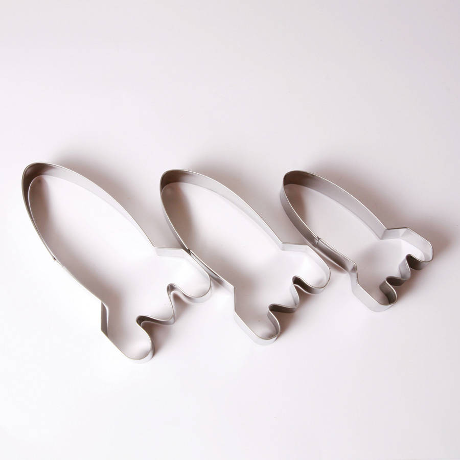 Set Of Three Space Rocket Cookie Cutters By Little Lulubel