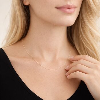 Solid 9ct Yellow Gold Belcher Chain Necklace – 16in To 22in, 3 of 8