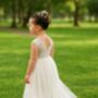 Flora In Ivory ~ Flower Girl Dress Or Party Dress, thumbnail 6 of 6