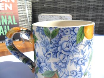 Tankard In Blue Lemon Design, 11 of 12