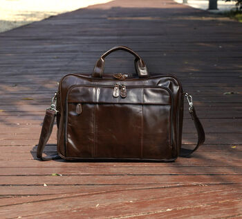 Slim Briefcase Laptop Bag, 2 of 7