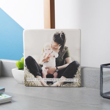 First Mother's Day Ceramic Photo Print Tile, 10 of 12
