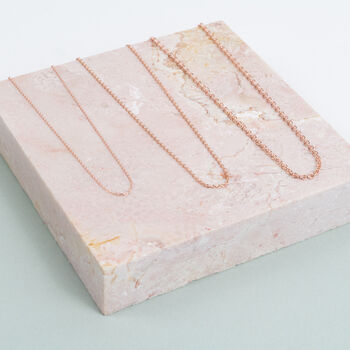 Marylebone Fine Solid 9ct Gold Trace Chain, 3 of 12