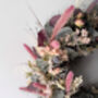 Dried Preserved Eucalyptus Wreath With Roses, thumbnail 3 of 4