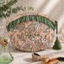 Personalised Peach Floral Dome Quilted Make Up Bag For Her, thumbnail 1 of 3
