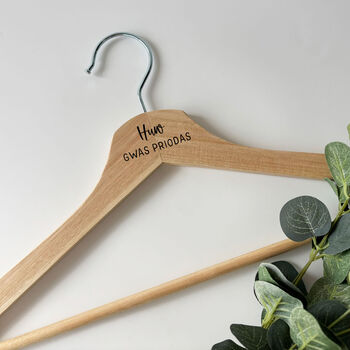 Engraved Wedding Hanger, 7 of 12