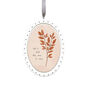 Elegant Scallop Oval Porcelain Hanging Decoration You're Still The One I Love, thumbnail 3 of 3