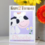 Personalised Farm Cow Relation Birthday Card, thumbnail 2 of 8