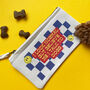 I Talk To Dogs Dog Lover Checkerboard Pencilcase, thumbnail 2 of 3