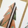 Christmas Postcards, Festive Christmas Trees, thumbnail 4 of 8