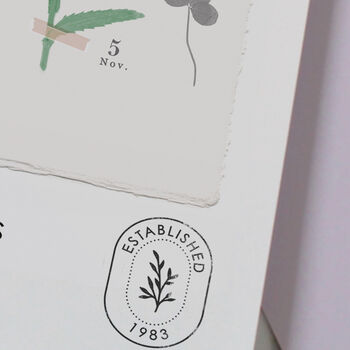 Best Friends Personalised Herbarium Botanical Print, 4 of 10