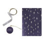 Navy And Gold Christmas Tree Wrapping Paper Set, thumbnail 3 of 4