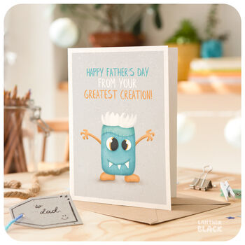 Greatest Creation Funny Happy Father's Day Dad Card, 4 of 6
