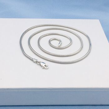 Sterling Silver Chain - Snake Chain Necklace, 5 of 6