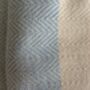 Herringbone Design Pale Blue Sofa Throw, thumbnail 5 of 10